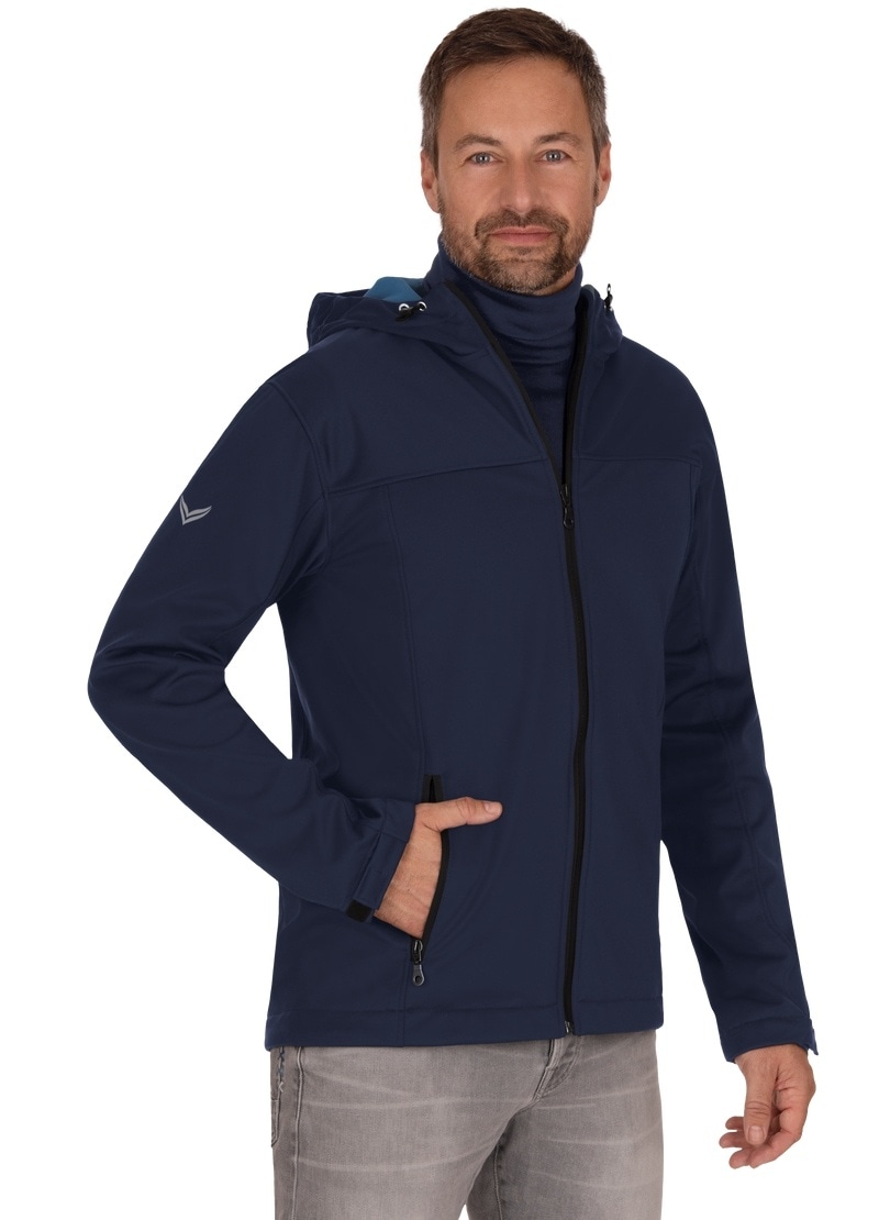 Trigema Softshelljacke »TRIGEMA Klassische Softshell–Kapuzenjacke«, (1 St.) von Trigema