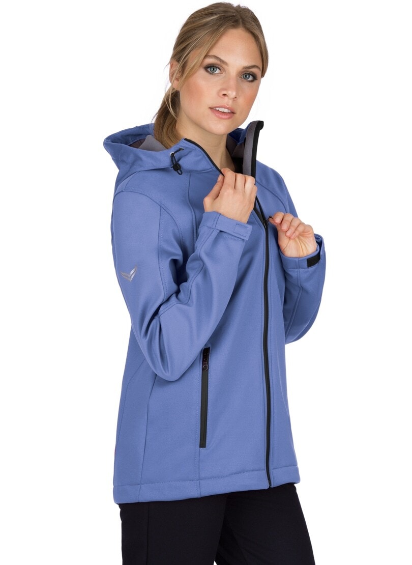 Trigema Softshelljacke »TRIGEMA Taillierte Softshell–Kapuzenjacke«, (1 St.) von Trigema