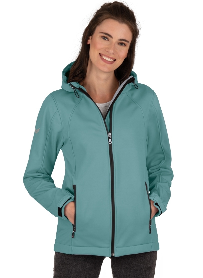 Trigema Softshelljacke »TRIGEMA Taillierte Softshell–Kapuzenjacke«, (1 St.) von Trigema