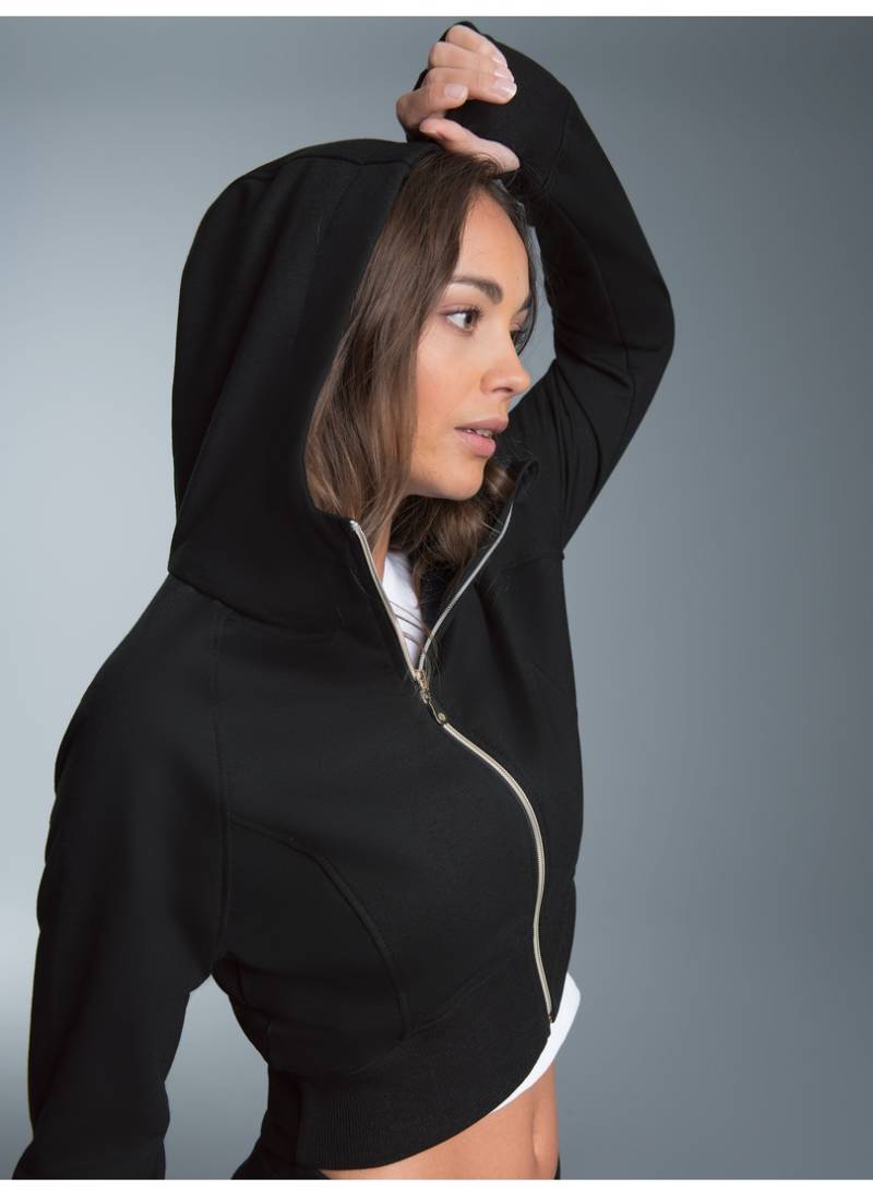 Trigema Sweatjacke »TRIGEMA Cropped Kapuzenjacke« von Trigema