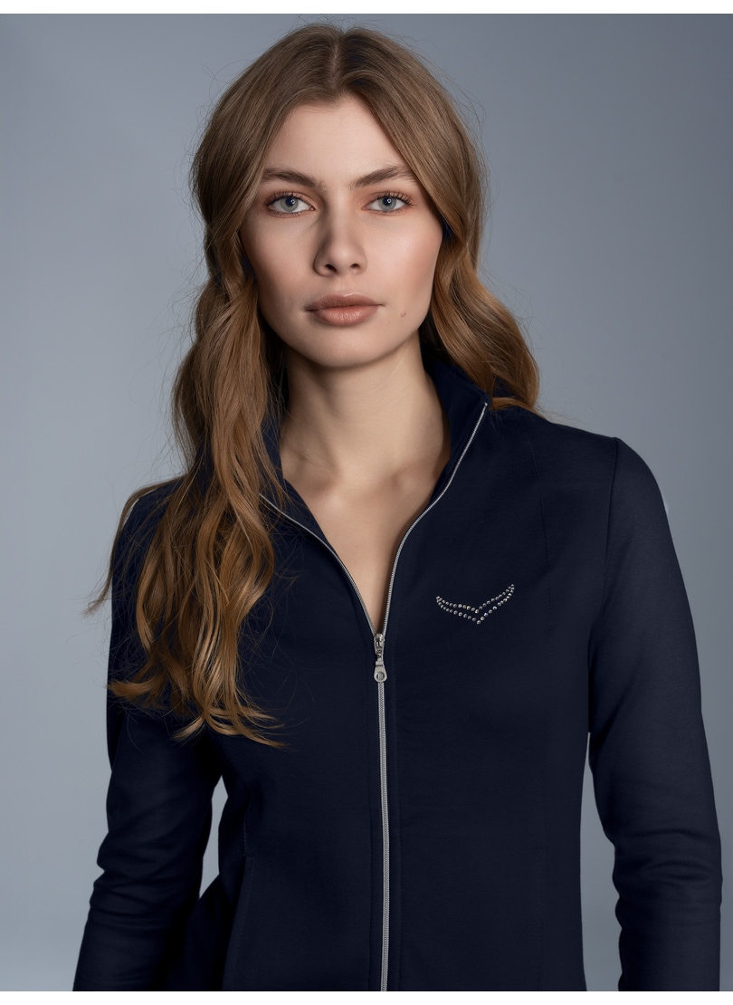 Trigema Sweatjacke »TRIGEMA Jacke mit Kristallsteinen« von Trigema