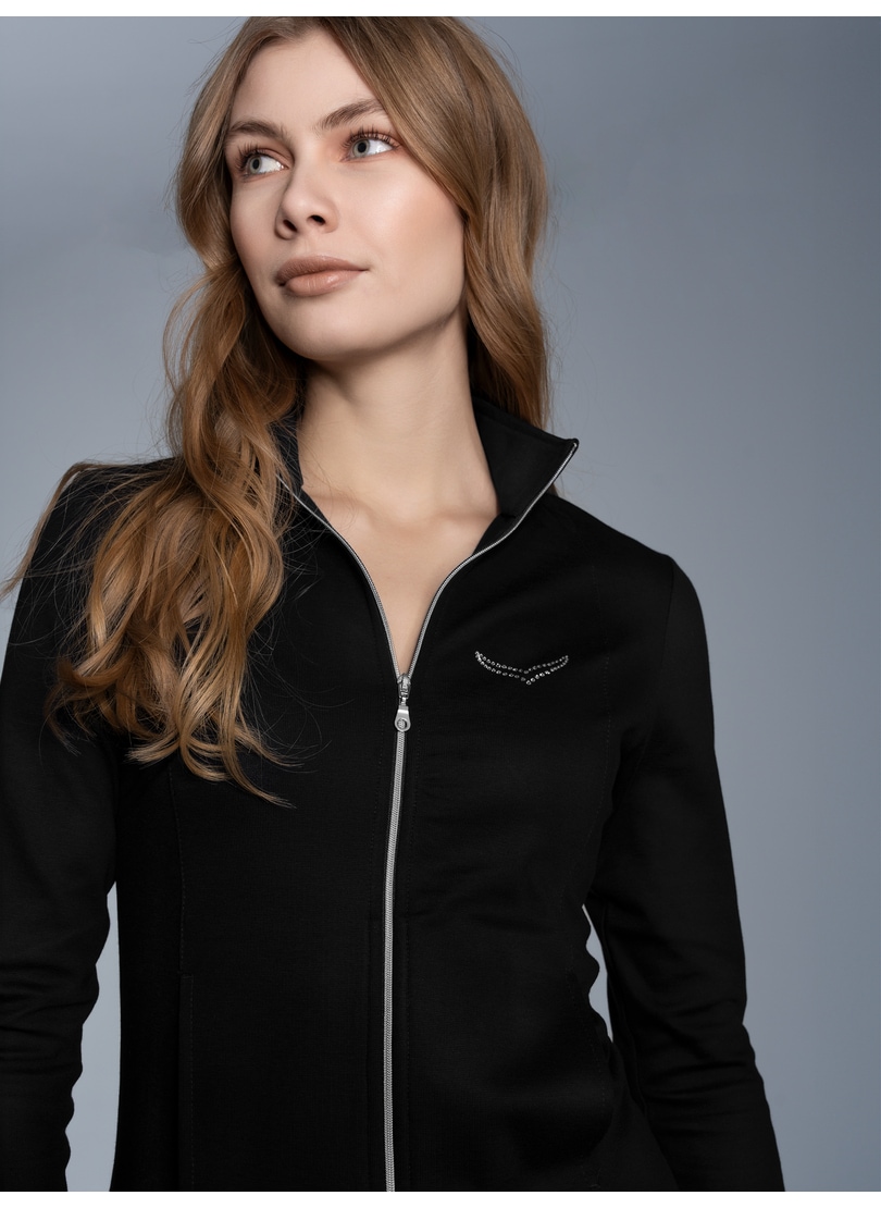 Trigema Sweatjacke »TRIGEMA Jacke mit Kristallsteinen« Trigema Sweatjacke »TRIGEMA Jacke mit Kristallsteinen« von Trigema