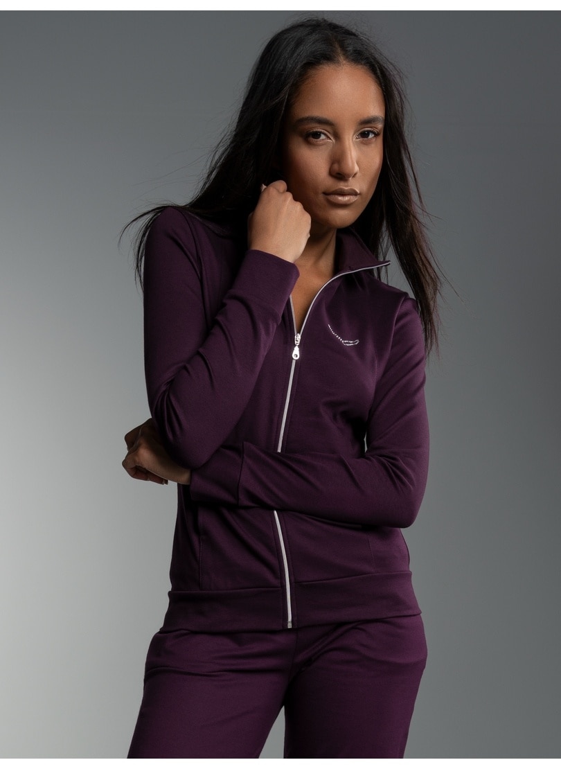 Trigema Sweatjacke »TRIGEMA Jacke veredelt mit Kristallsteinen« von Trigema