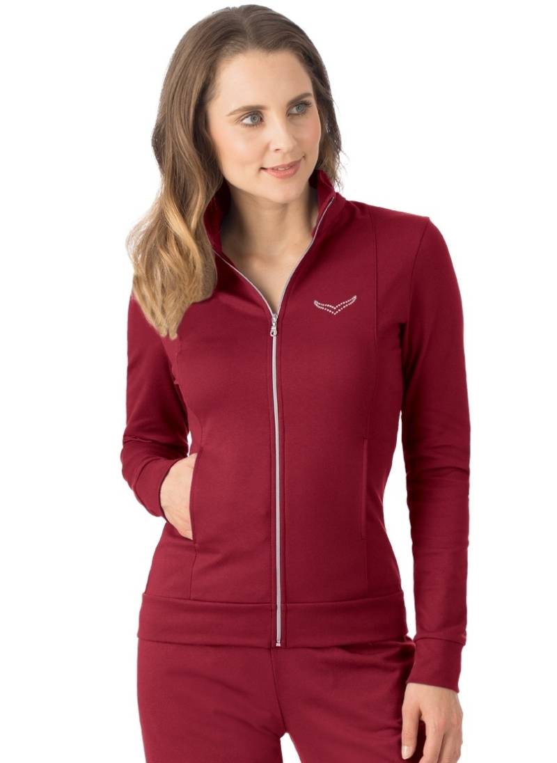 Trigema Sweatjacke »TRIGEMA Jacke veredelt mit Kristallsteinen« von Trigema