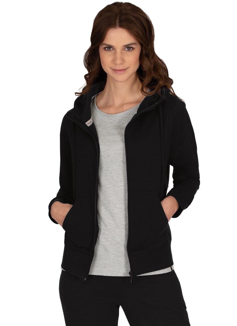 Trigema Sweatjacke »TRIGEMA Kapuzenjacke« von Trigema