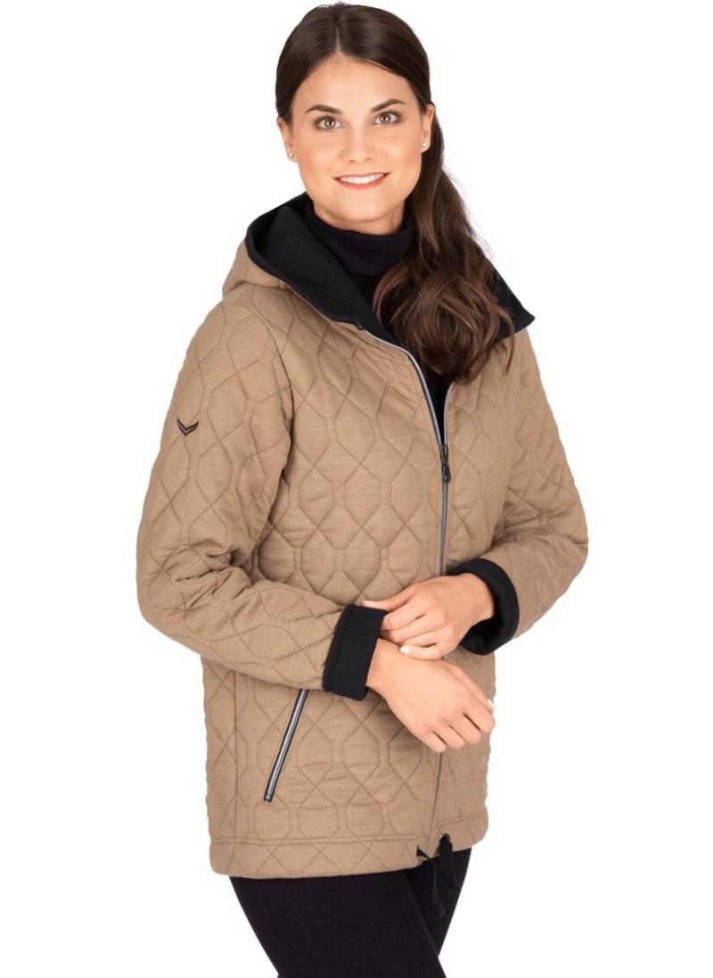 Trigema Sweatjacke »TRIGEMA Steppjacke mit Kapuze aus Sweat-Qualität« von Trigema