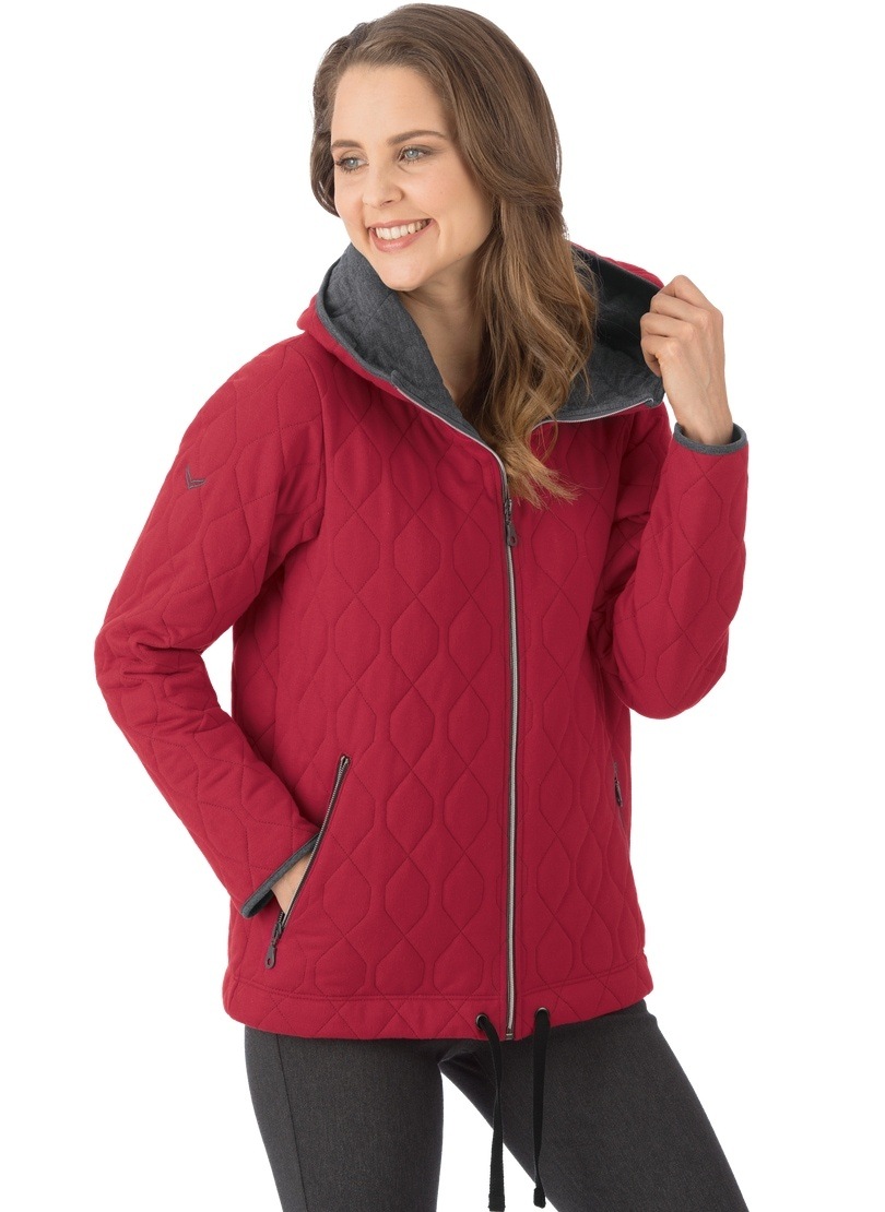 Trigema Sweatjacke »TRIGEMA Steppjacke mit Kapuze aus Sweat-Qualität« von Trigema