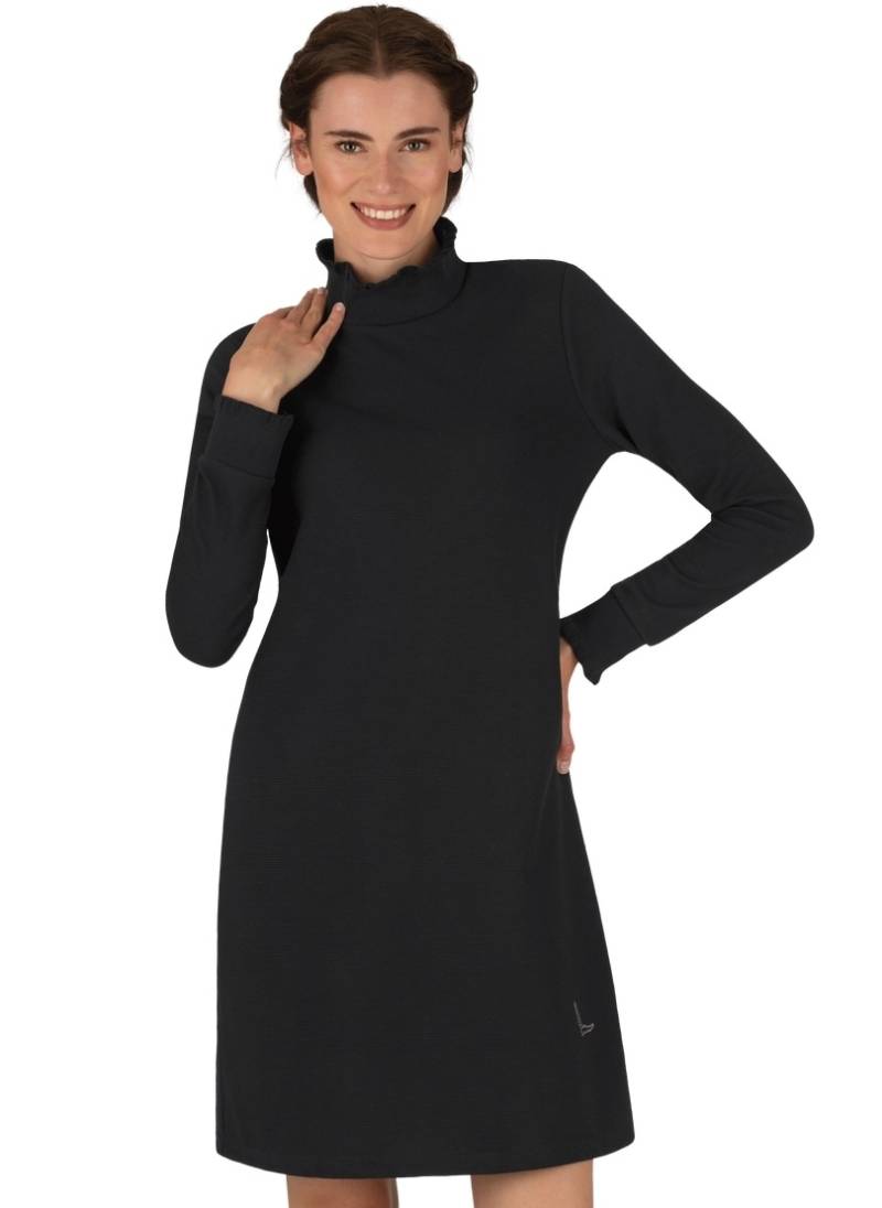 Trigema Jerseykleid »TRIGEMA Stehkragen Kleid mit Rüschen«, (1 tlg.) von Trigema