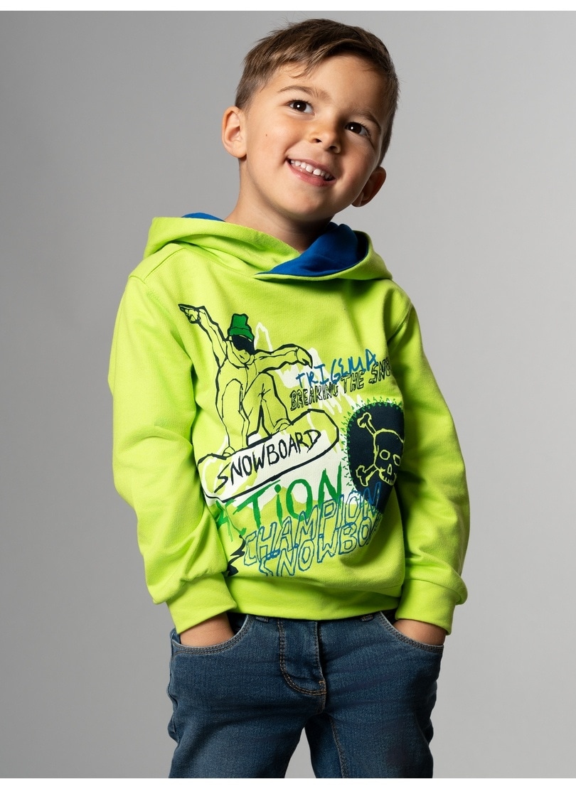 Trigema Sweatshirt »TRIGEMA Hoodie mit coolem Snowboard-Print« von Trigema