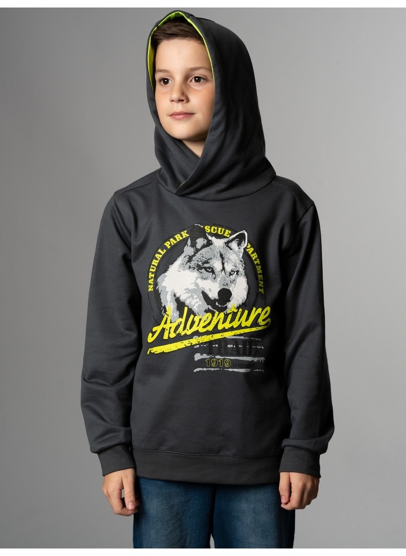 Trigema Sweatshirt »TRIGEMA Hoodie mit grossem Wolf-Print« Trigema Sweatshirt »TRIGEMA Hoodie mit grossem Wolf-Print« von Trigema