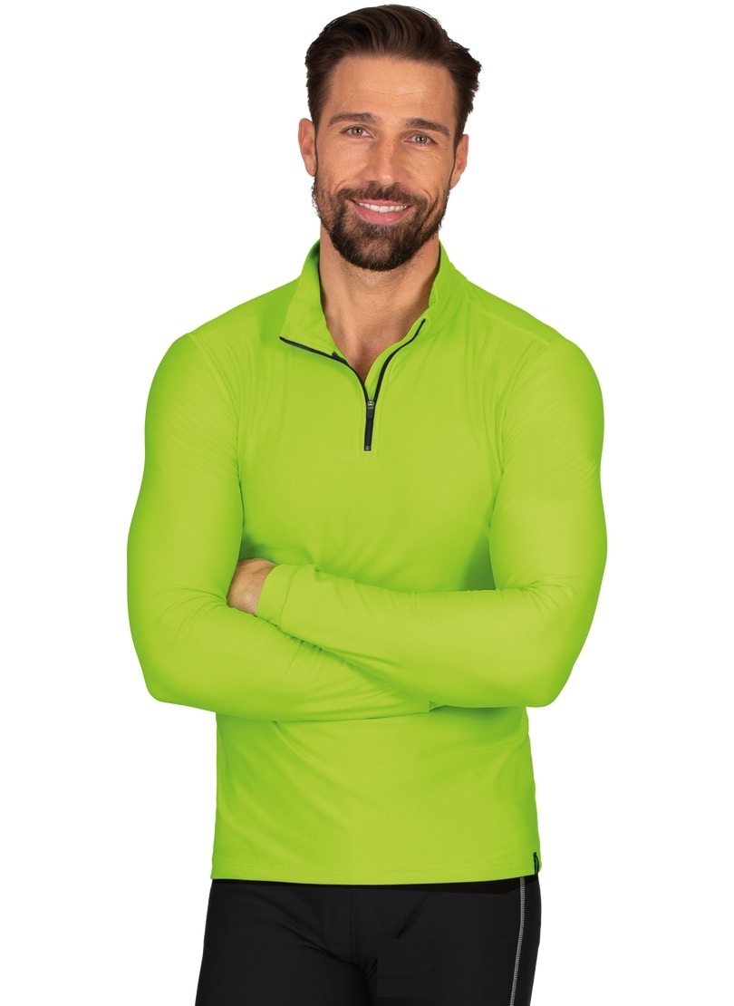 Trigema Sweatshirt »TRIGEMA Langärmeliges Sportshirt mit Reissverschluss« von Trigema