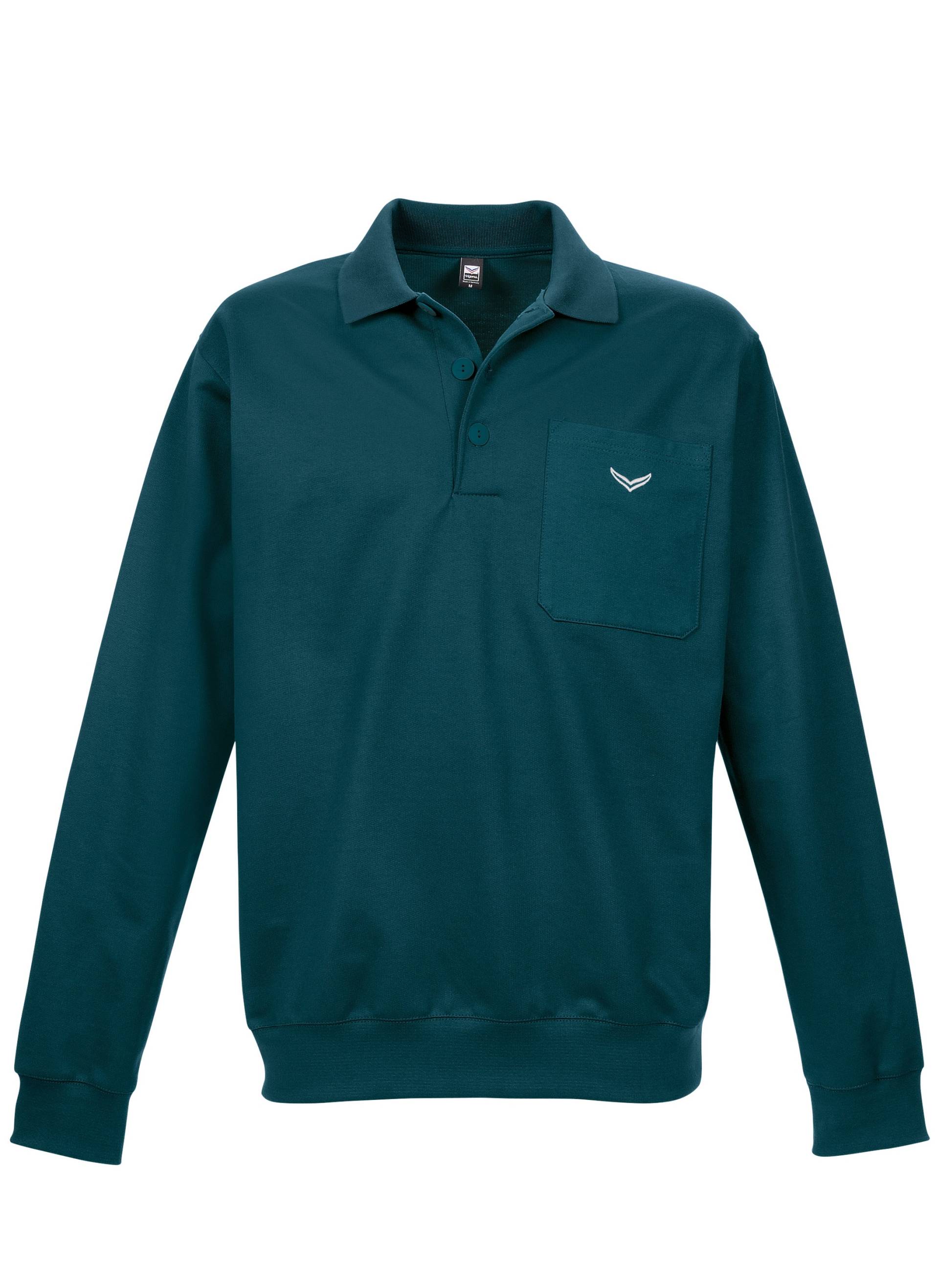 Trigema Sweatshirt »TRIGEMA Langarm Polo aus Sweat-Qualität« Trigema Sweatshirt »TRIGEMA Langarm Polo aus Sweat-Qualität« von Trigema