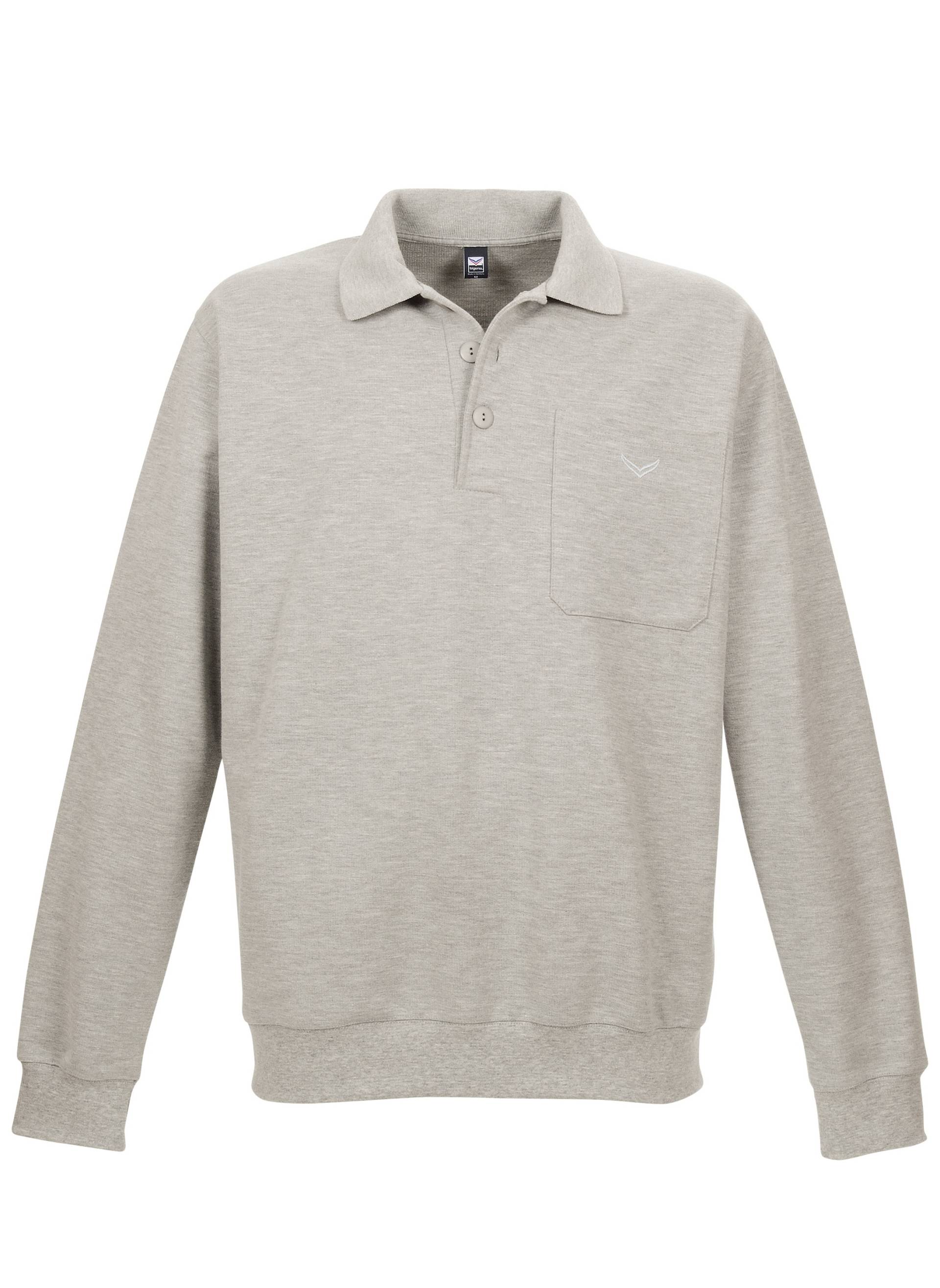 Trigema Sweatshirt »TRIGEMA Langarm Polo aus Sweat-Qualität« Trigema Sweatshirt »TRIGEMA Langarm Polo aus Sweat-Qualität« von Trigema