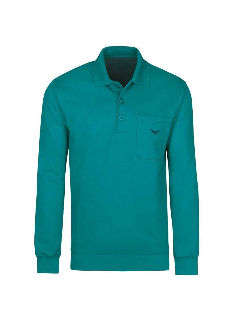Trigema Sweatshirt »TRIGEMA Langarm Polo aus Sweat-Qualität« Trigema Sweatshirt »TRIGEMA Langarm Polo aus Sweat-Qualität« von Trigema