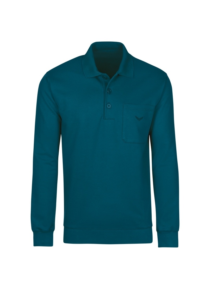 Trigema Sweatshirt »TRIGEMA Langarm Polo aus Sweat-Qualität« Trigema Sweatshirt »TRIGEMA Langarm Polo aus Sweat-Qualität« von Trigema