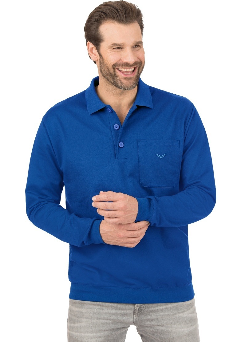 Trigema Sweatshirt »TRIGEMA Langarm Polo aus Sweat-Qualität« Trigema Sweatshirt »TRIGEMA Langarm Polo aus Sweat-Qualität« von Trigema