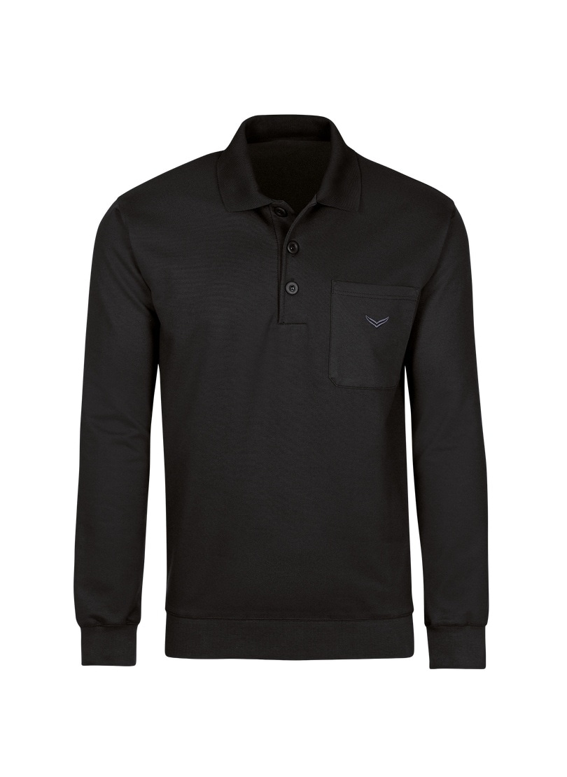 Trigema Sweatshirt »TRIGEMA Langarm Polo aus Sweat-Qualität« Trigema Sweatshirt »TRIGEMA Langarm Polo aus Sweat-Qualität« von Trigema