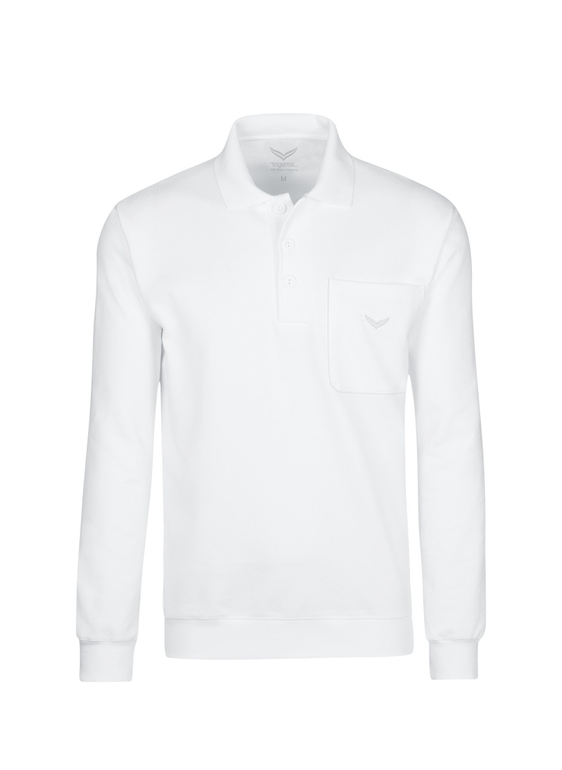 Trigema Sweatshirt »TRIGEMA Langarm Polo aus Sweat-Qualität« Trigema Sweatshirt »TRIGEMA Langarm Polo aus Sweat-Qualität« von Trigema
