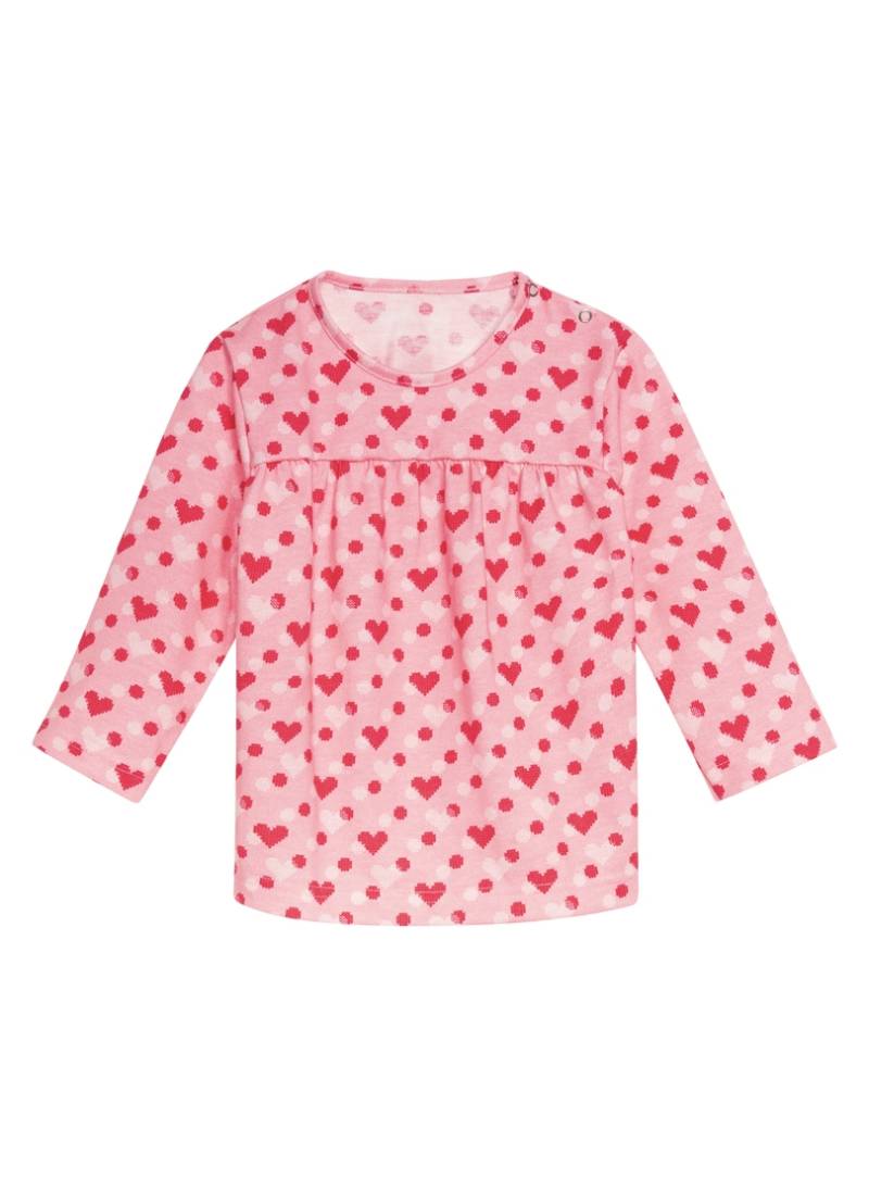 Trigema Sweatshirt »TRIGEMA Langarmshirt mit süssem Herzchen-Muster« von Trigema