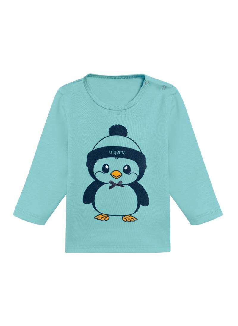 Trigema Sweatshirt »TRIGEMA Langarmshirt mit süssem Pinguin-Print« von Trigema