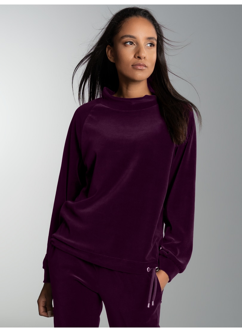 Trigema Sweatshirt »TRIGEMA Nicki Pullover mit Kordelzug« von Trigema