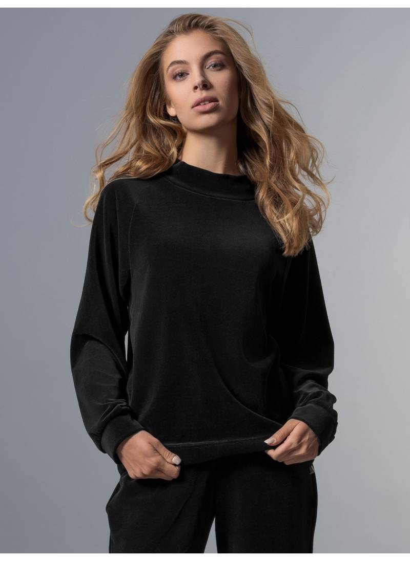 Trigema Sweatshirt »TRIGEMA Nicki Pullover mit Kordelzug« von Trigema