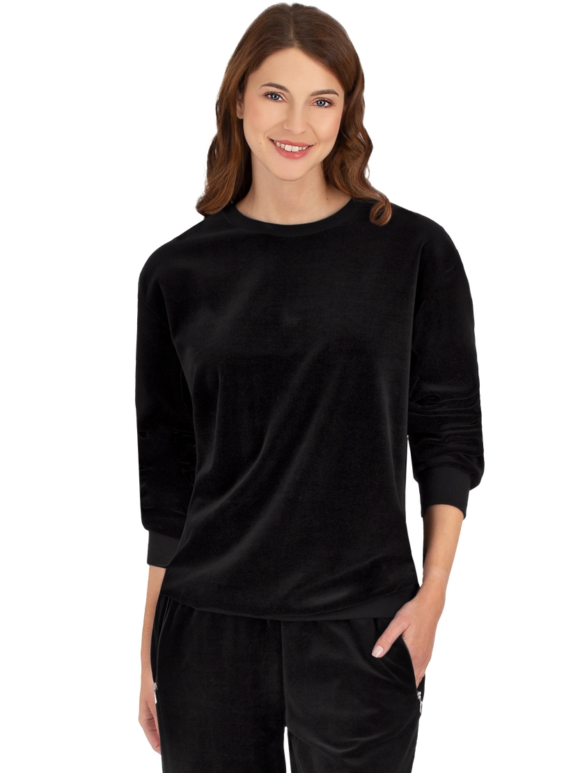 Trigema Sweatshirt »TRIGEMA Nicki-Shirt« von Trigema