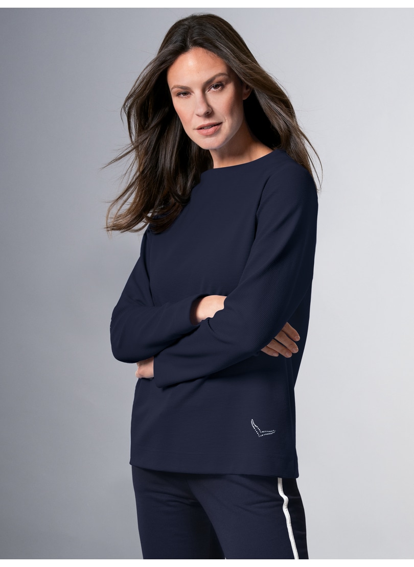 Trigema Sweatshirt »TRIGEMA Stehkragen Pullover mit Kristallsteinen« Trigema Sweatshirt »TRIGEMA Stehkragen Pullover mit Kristallsteinen« von Trigema
