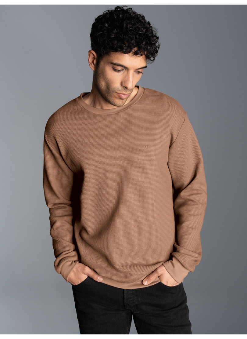Trigema Sweatshirt »TRIGEMA Sweatshirt in Waffeloptik« Trigema Sweatshirt »TRIGEMA Sweatshirt in Waffeloptik« von Trigema