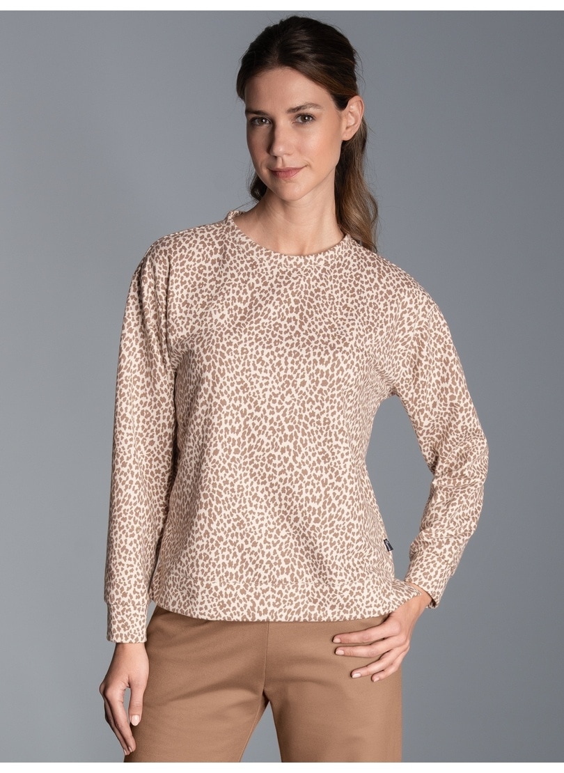 Trigema Sweatshirt »TRIGEMA Sweatshirt mit Allover-Leo-Print« Trigema Sweatshirt »TRIGEMA Sweatshirt mit Allover-Leo-Print« von Trigema