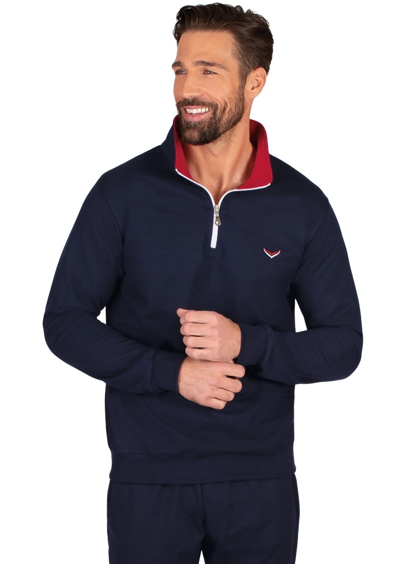 Trigema Sweatshirt »TRIGEMA Sweatshirt mit Kragen und Reissverschluss« Trigema Sweatshirt »TRIGEMA Sweatshirt mit Kragen und Reissverschluss« von Trigema