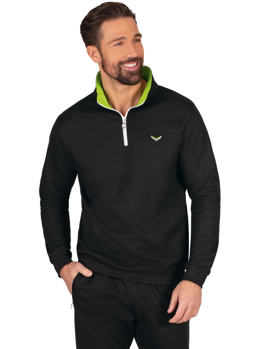 Trigema Sweatshirt »TRIGEMA Sweatshirt mit Kragen und Reissverschluss« Trigema Sweatshirt »TRIGEMA Sweatshirt mit Kragen und Reissverschluss« von Trigema