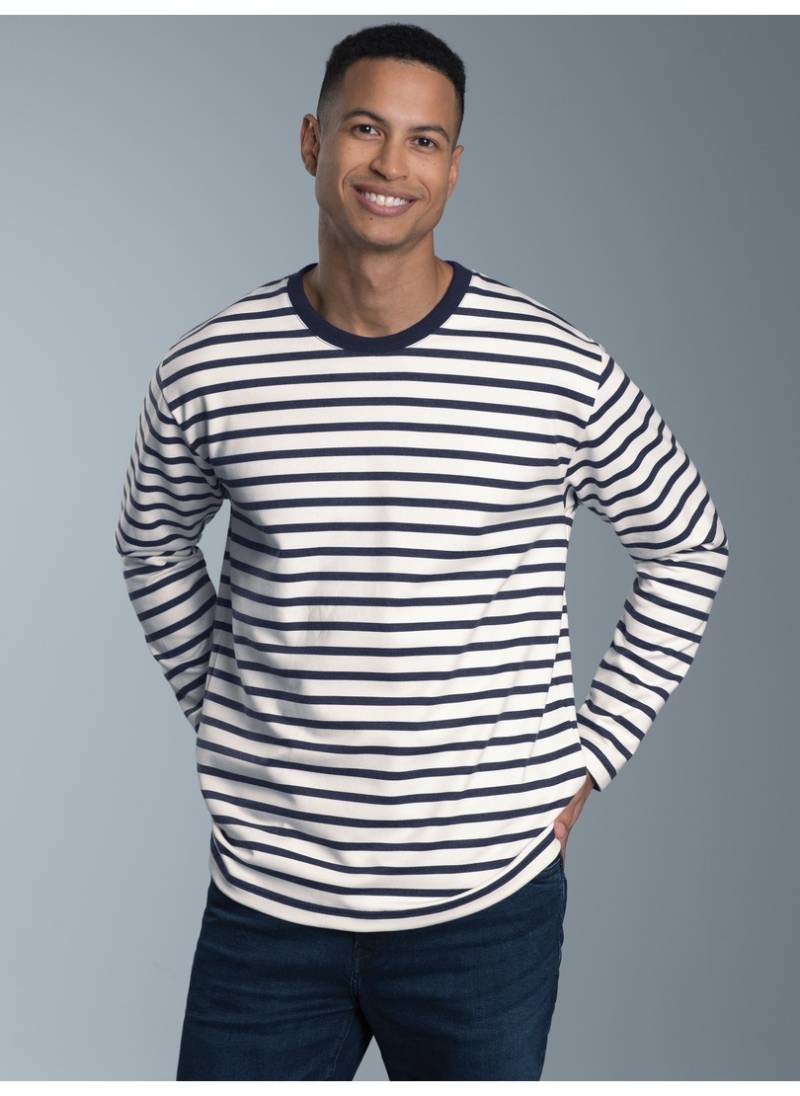 Trigema Sweatshirt »TRIGEMA Sweatshirt mit Ringelmuster« von Trigema