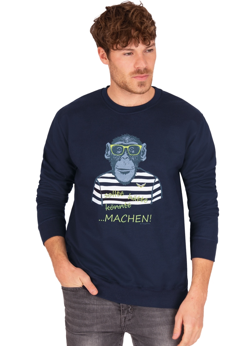 Trigema Sweatshirt »TRIGEMA Sweatshirt mit grossem Affen-Druckmotiv« Trigema Sweatshirt »TRIGEMA Sweatshirt mit grossem Affen-Druckmotiv« von Trigema