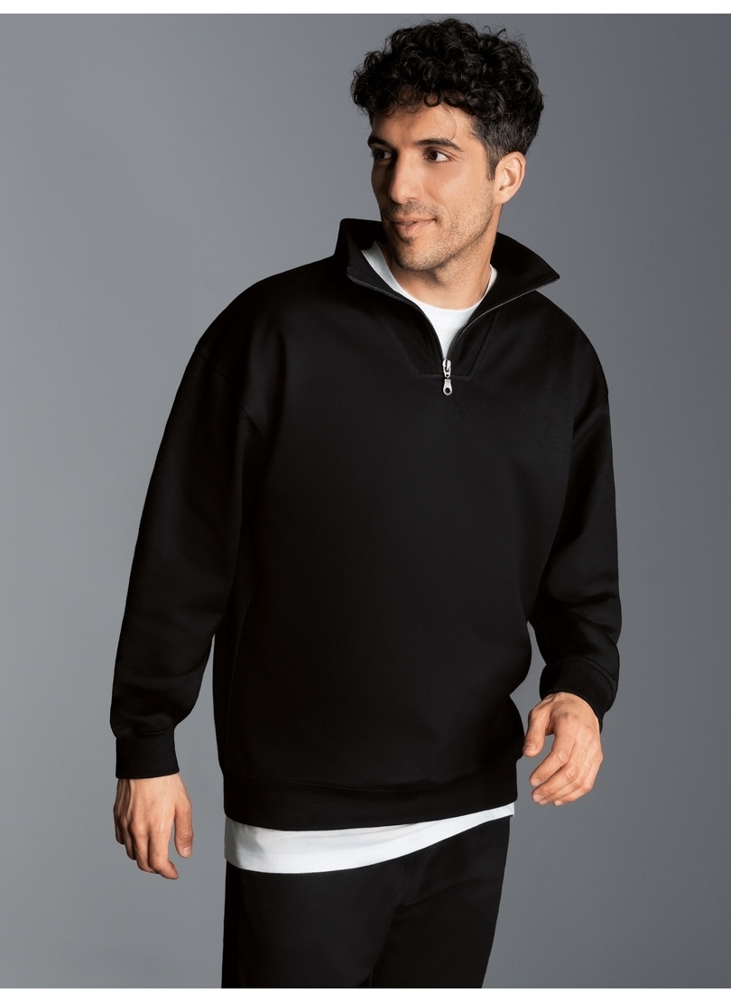 Trigema Sweatshirt »TRIGEMA Troyer in bequemer Sweat-Qualität« Trigema Sweatshirt »TRIGEMA Troyer in bequemer Sweat-Qualität« von Trigema