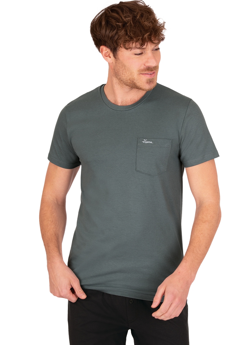 Trigema T-Shirt »TRIGEMA T-Shirt aus Biobaumwolle mit Brusttasche« Trigema T-Shirt »TRIGEMA T-Shirt aus Biobaumwolle mit Brusttasche« von Trigema