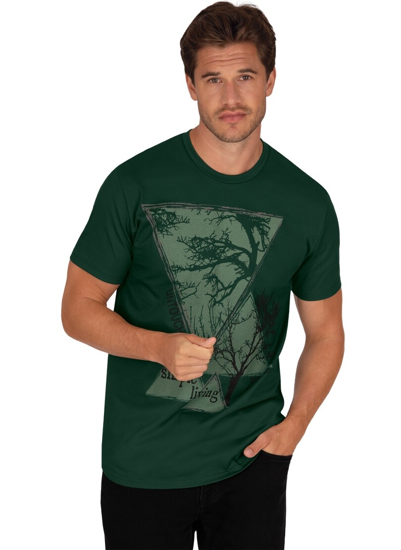 Trigema T-Shirt »TRIGEMA T-Shirt aus Biobaumwolle« von Trigema