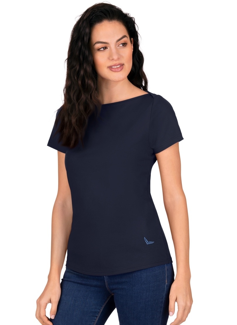 Trigema T-Shirt »TRIGEMA Schickes Damen T-Shirt in Öko-Qualität« von Trigema