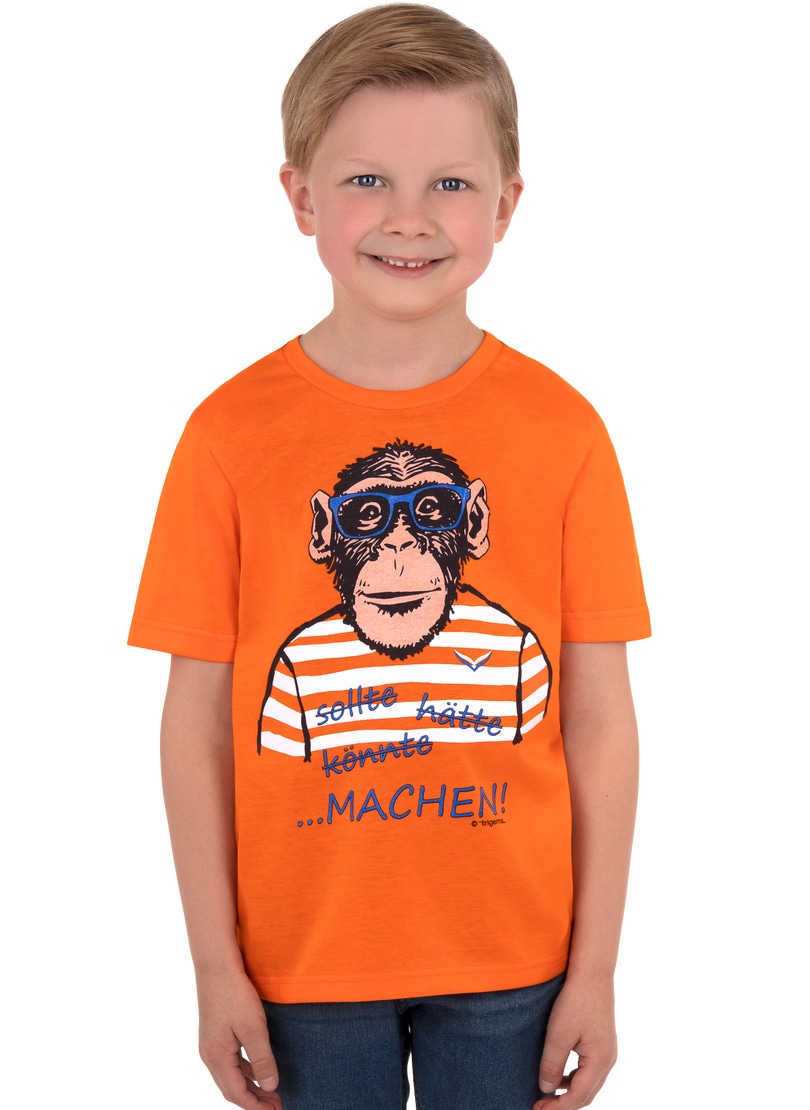 Trigema T-Shirt »TRIGEMA T-Shirt mit grossem Affen-Druckmotiv« Trigema T-Shirt »TRIGEMA T-Shirt mit grossem Affen-Druckmotiv« von Trigema