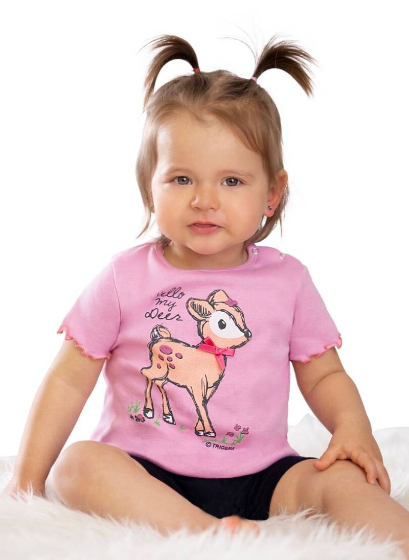 Trigema T-Shirt »TRIGEMA Baby-T-Shirt mit süssem Druckmotiv« von Trigema