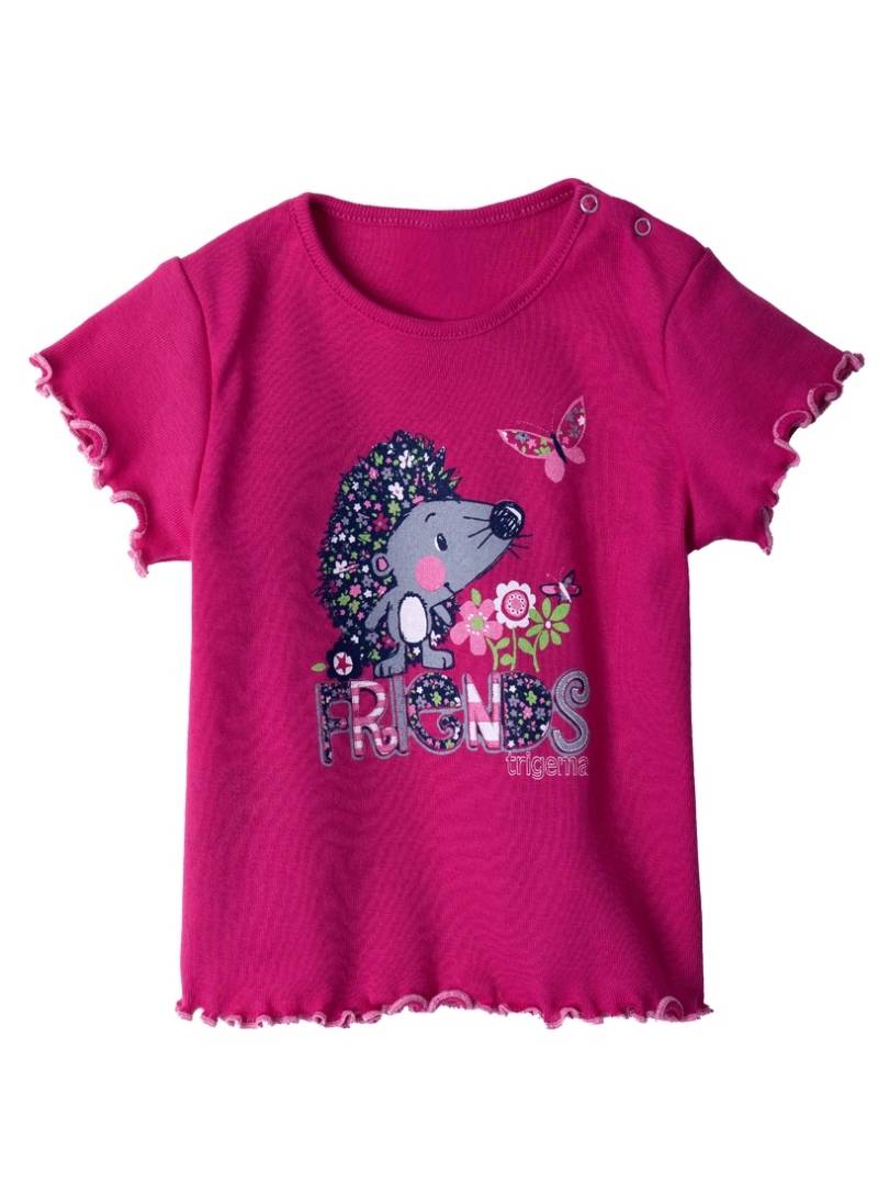 Trigema T-Shirt »TRIGEMA Baby-Shirt mit niedlichem Igel-Motiv« von Trigema