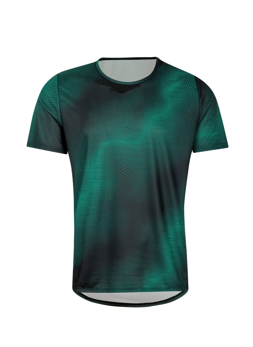 Trigema T-Shirt »TRIGEMA COOLMAX® Sportshirt mit modischem Druck« von Trigema