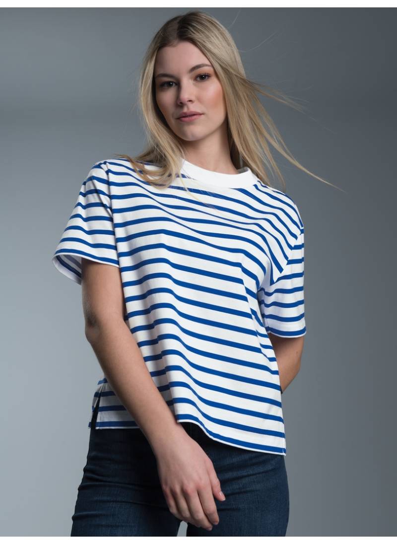 Trigema T-Shirt »TRIGEMA Cropped T-Shirt mit Ringelmuster«, (1 tlg.) von Trigema