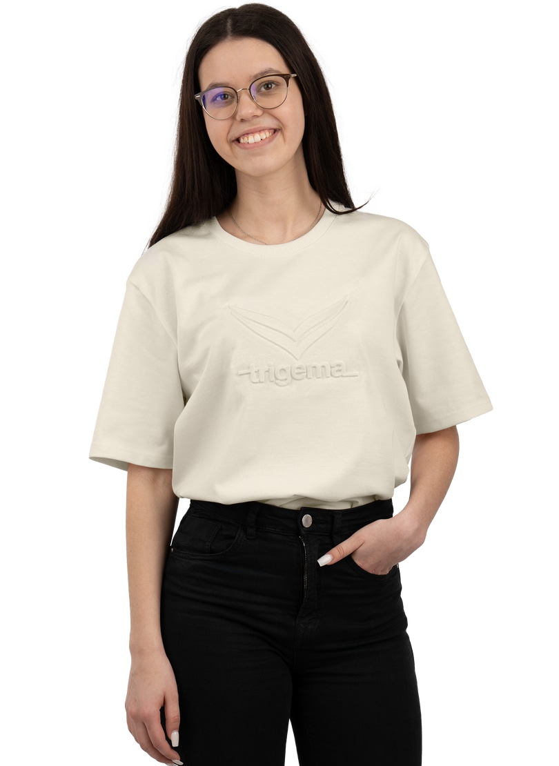 Trigema T-Shirt »TRIGEMA Heavy Oversized T-Shirt mit 3D-Motiv«, (1 tlg.) von Trigema