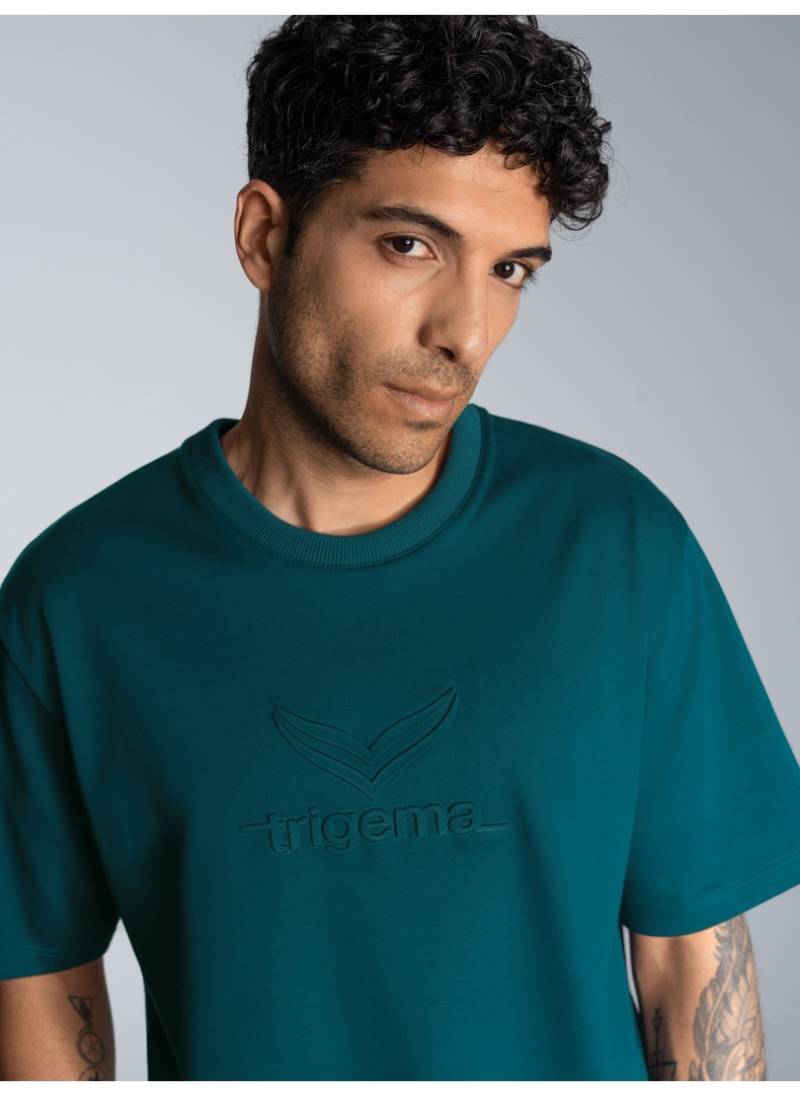 Trigema T-Shirt »TRIGEMA Heavy Oversized T-Shirt mit 3D-Motiv«, (1 tlg.) von Trigema