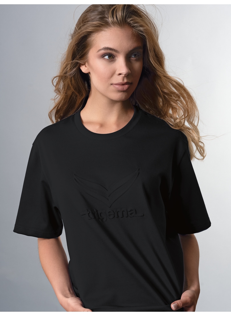 Trigema T-Shirt »TRIGEMA Heavy Oversized T-Shirt mit 3D-Motiv«, (1 tlg.) von Trigema