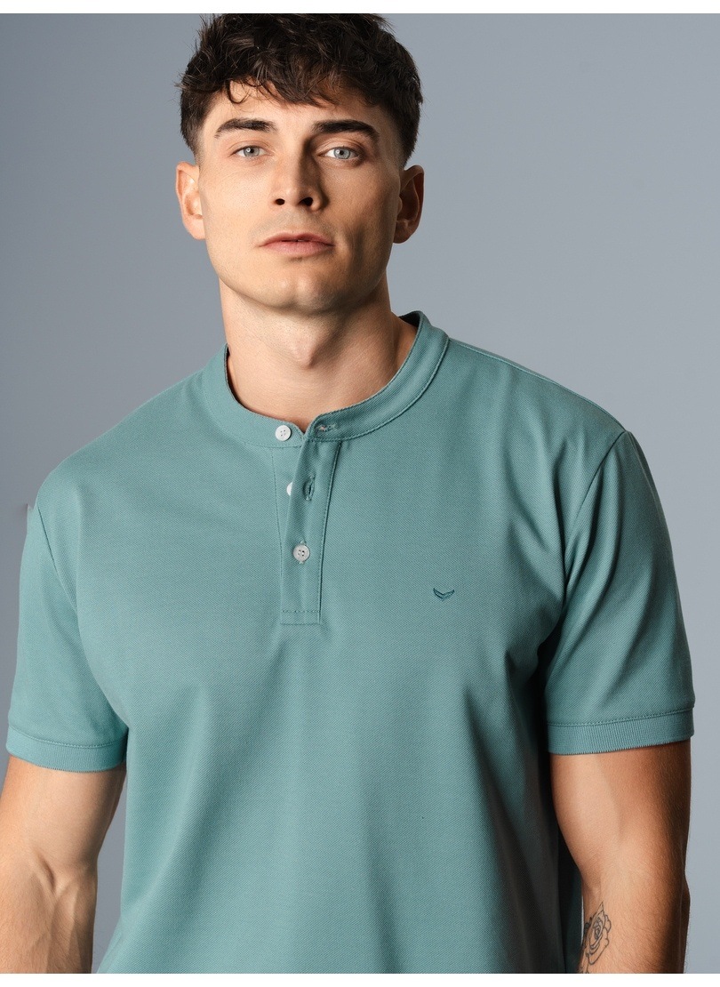 Trigema T-Shirt »TRIGEMA Henley Shirt mit Knopfleiste« von Trigema