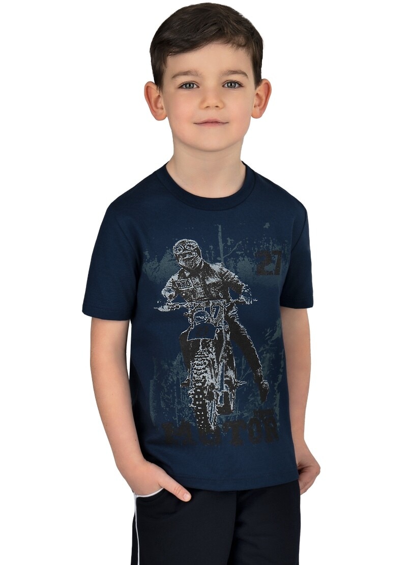 Trigema T-Shirt »TRIGEMA Jungen T-Shirt mit coolem Motorrad-Motiv« Trigema T-Shirt »TRIGEMA Jungen T-Shirt mit coolem Motorrad-Motiv« von Trigema