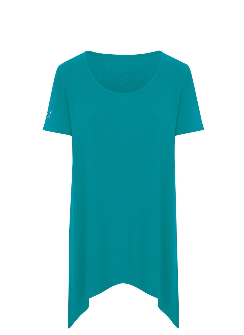 Trigema T-Shirt »TRIGEMA Long-Shirt mit edlen Strass-Steinen« von Trigema