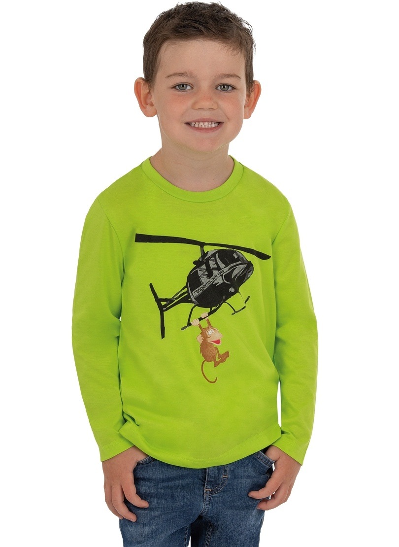 Trigema T-Shirt »TRIGEMA Lustiges Langarm-Shirt mit Hubschrauber-Druck« Trigema T-Shirt »TRIGEMA Lustiges Langarm-Shirt mit Hubschrauber-Druck« von Trigema